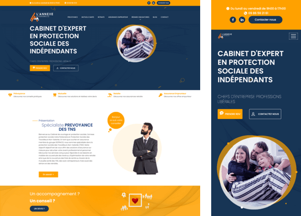 L'annexe site web