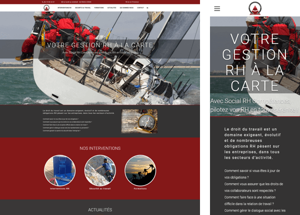 SRH Compétences site web